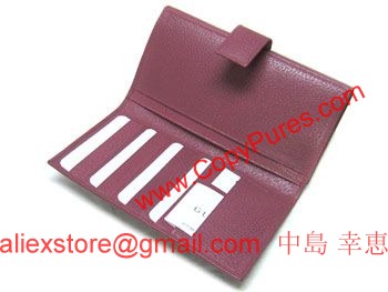 GUCCI　グッチ　財布　ホック長札　長財布　SVプレート　ピンク　143391　アウトレット